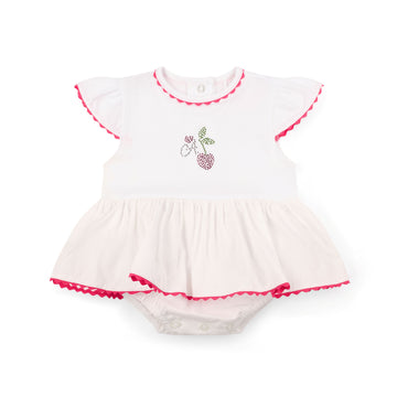 White Peggy Romper
