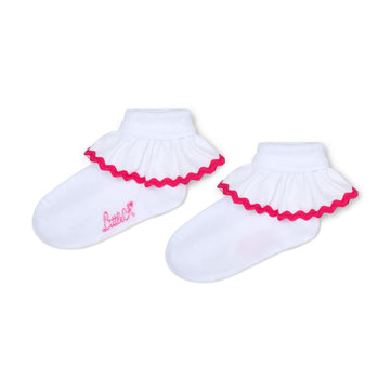 White Paige Ankle Socks