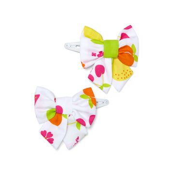 White Paxton Hair Clips