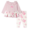 Pink Daisy Legging Set