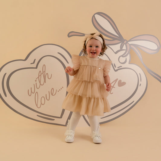 Beige Ella Dress