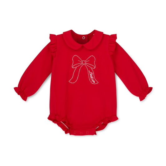 Red Eleisha Romper