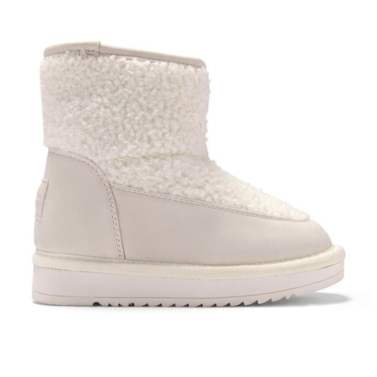 White Teddie Boots