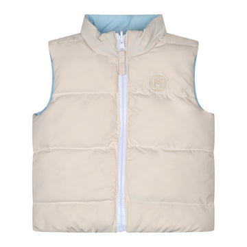 Blue & Beige Andy Reversable Gilet