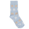 Blue and Beige Anwar Two Pack Socks