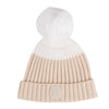 Beige Ally Pom Pom Hat