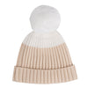 Beige Ally Pom Pom Hat