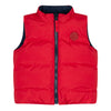 Navy & Red Barker Reversable Gilet