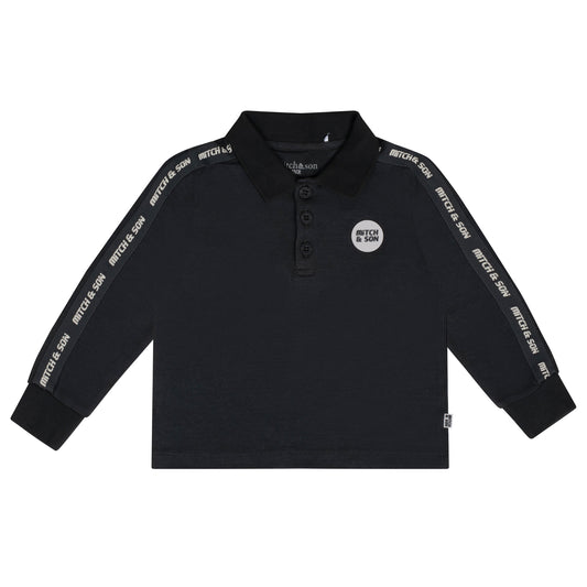 Dark Grey Clayton Polo Top