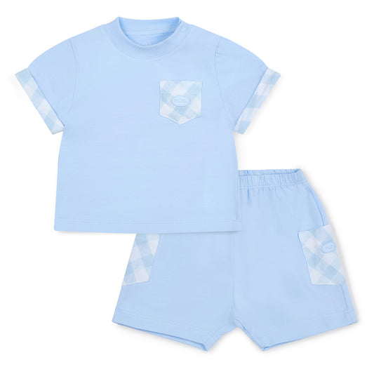 Blue Ethan Shorts Set