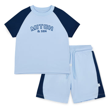 Blue Felix Shorts Set