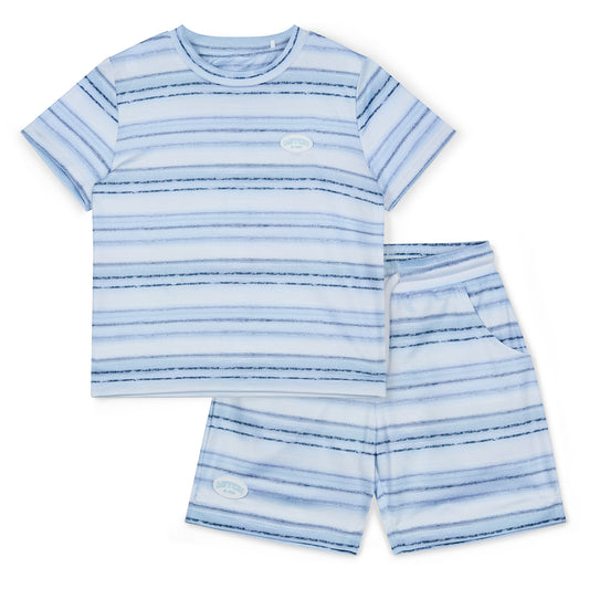 Blue Fernando Shorts Set