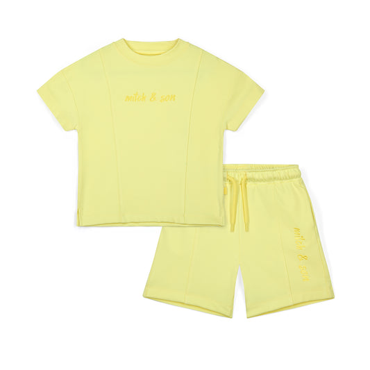 Lemon Griffin Shorts Set