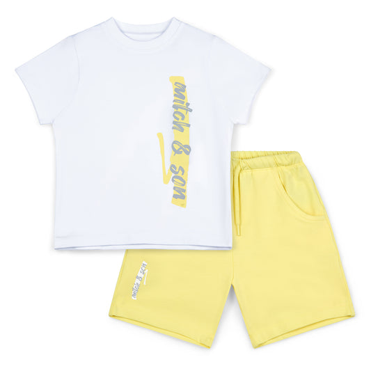 White Garrison Shorts Set