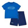 Blue Hudson Shorts Set