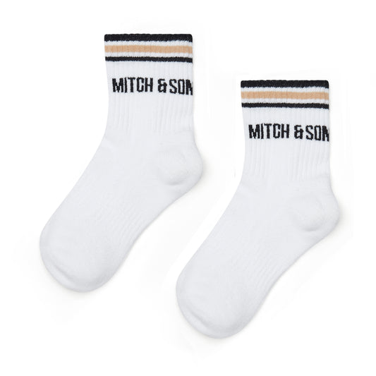 White Lawson Sports Socks