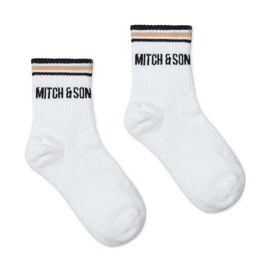 White Lawson Sports Socks