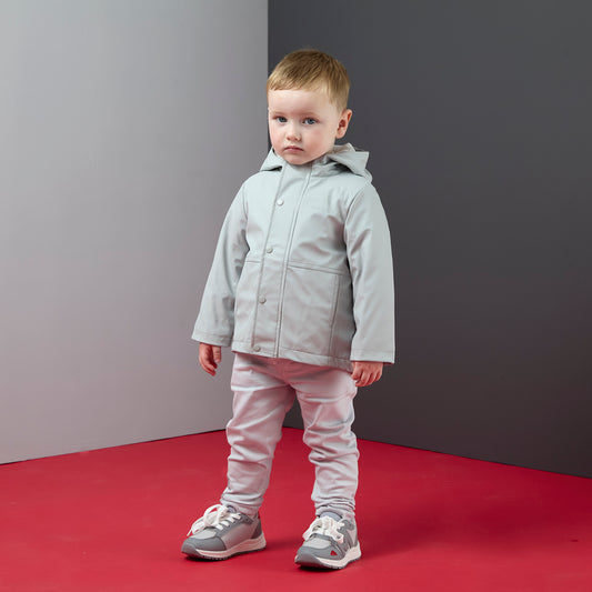 Grey Troy Raincoat