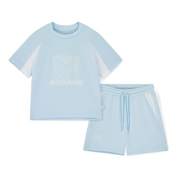 Blue Ollie Shorts Set