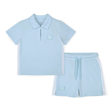 Blue Osiris Shorts Set