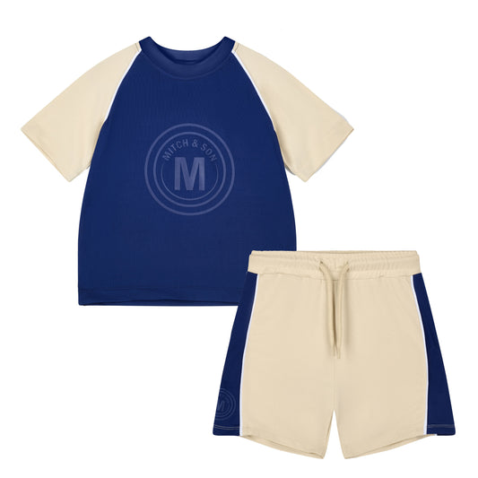 Navy Phillip Shorts Set