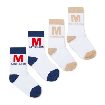 White Paden Socks
