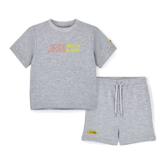 Grey Ray Shorts Set