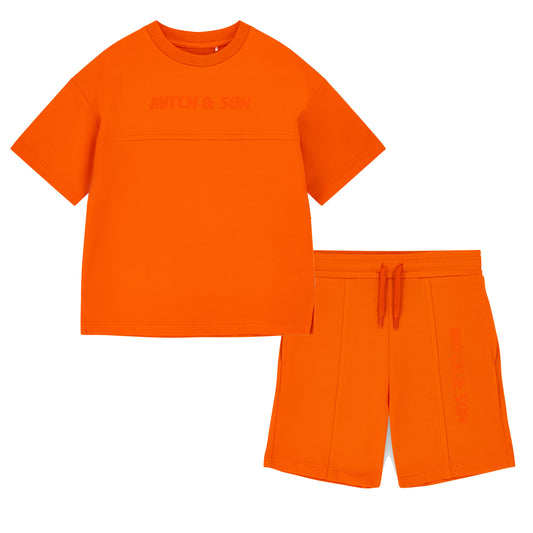 Orange Rory Shorts Set