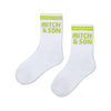 Lime Green Rocco Sports Socks