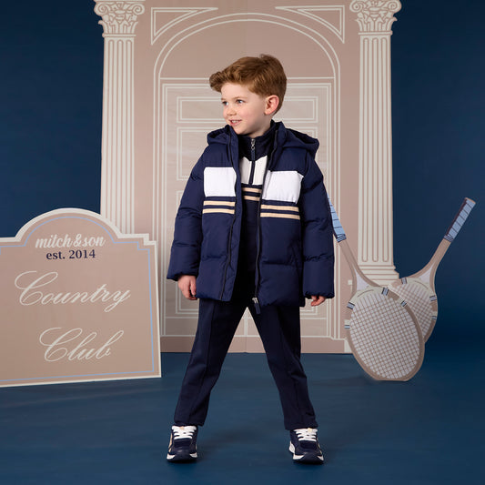 Navy Samual Padded Jacket
