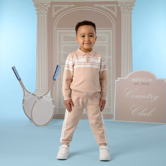 Beige Travis Knitwear Set