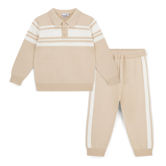 Beige Travis Knitwear Set