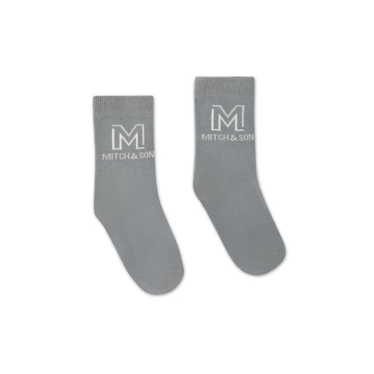 White & Grey 2 Pack Socks