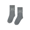 White & Grey 2 Pack Socks