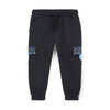 Black Wesson Cargo Trousers