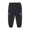 Black Wesson Cargo Trousers