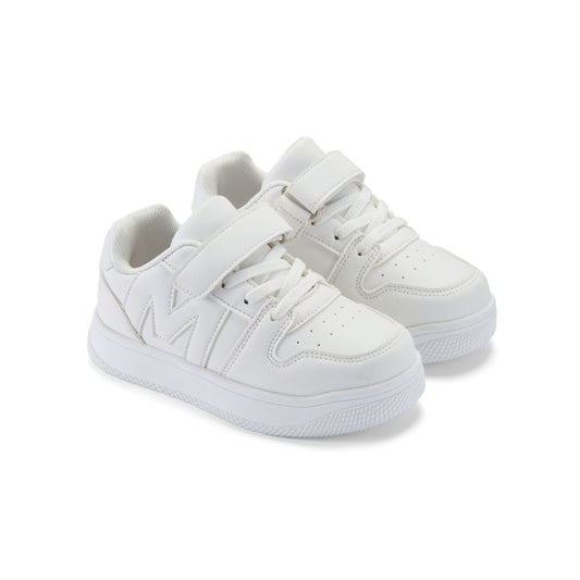 White Jump Low Trainers