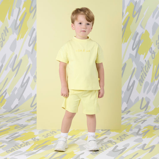 Lemon Griffin Shorts Set