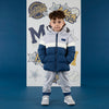 Navy Levi Puffer Jacket