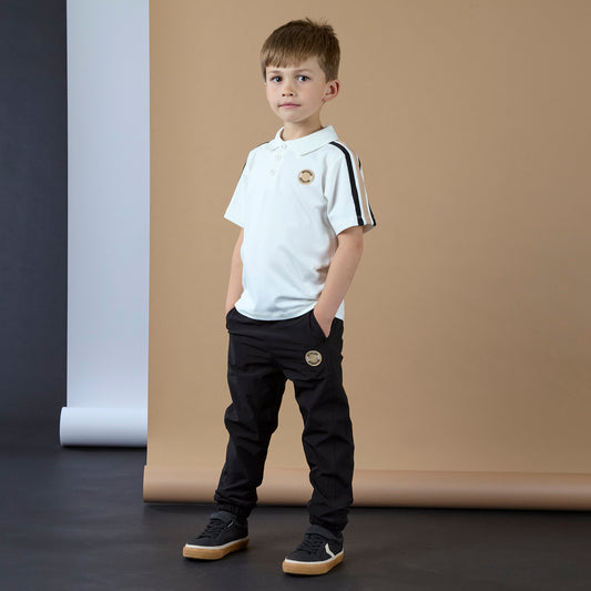 White Lennox Polo Top