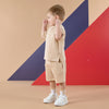 Beige Porter Shorts Set