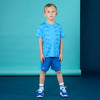 Blue Hector Shorts Set