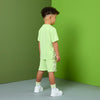 Lime Green Ron Sports Shorts