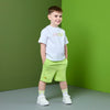 White Ray Shorts Set