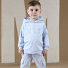 Blue Ascot Hooded Sweatshirt