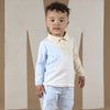 Beige Apolo Polo Top