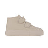 Beige Double V High Top Trainer