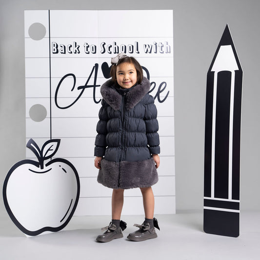 Grey Rhea Long Length Jacket