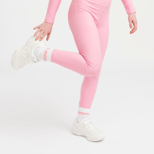White & Pink Aspire Sport Socks