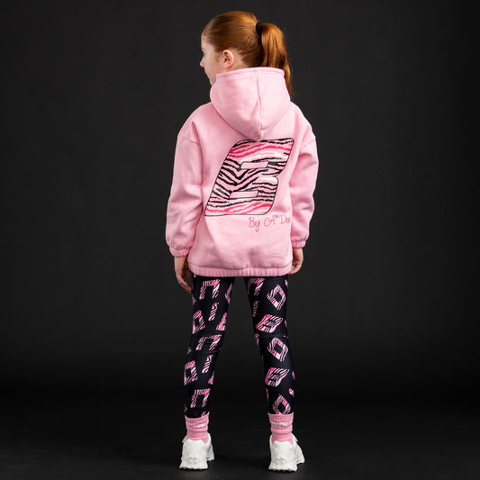 Pink Sparkle Oversized Hoodie